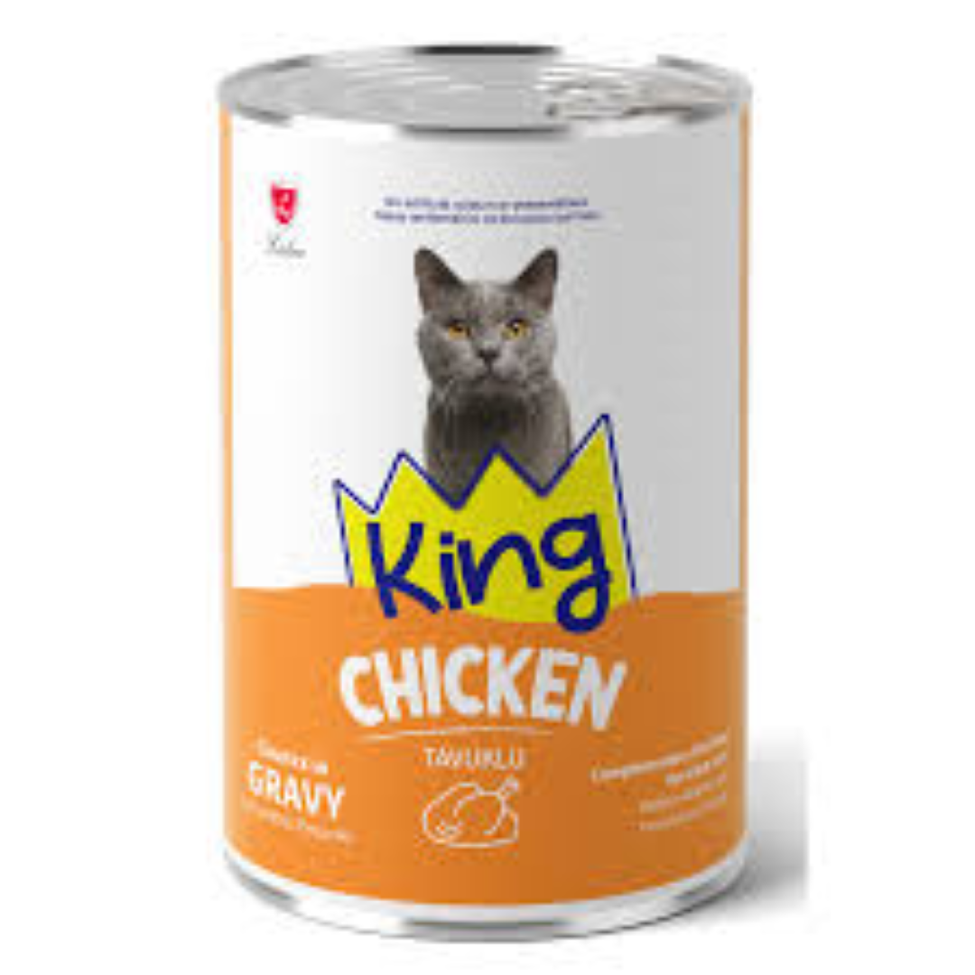 KING CAN CAT FOOD CHICKEN CHUNK IN GRAVY 400G